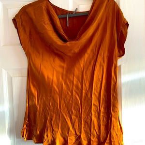 Anthropology silk shirt